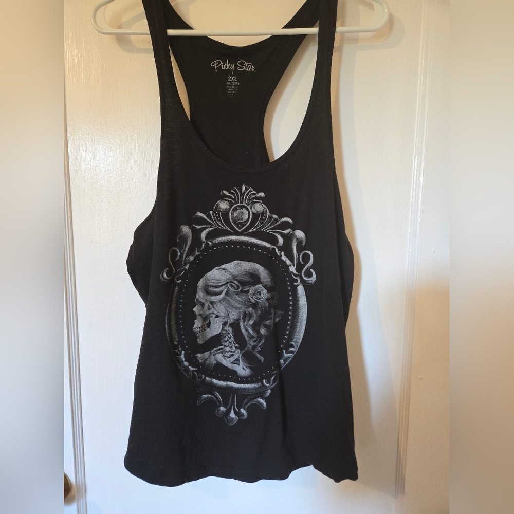 Womens Tank Top pinky star